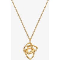 Hot Diamonds HD X Golden Edit Endless Gold Plated Diamond Interlocked Pendant Necklace DP1085