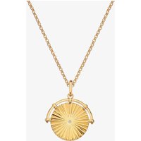 Hot Diamonds HD X Golden Edit 18ct Gold Plated Hope Halo Pendant Necklace DP850