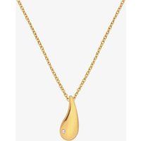 Hot Diamonds HD X Golden Edit Golden Edit Tide Diamond Pendant Necklace DP998