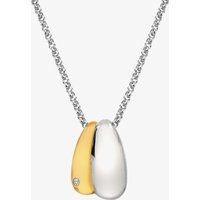 Hot Diamonds Droplet Two Tone Diamond Set Pendant Necklace DP1095
