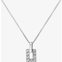 Hot Diamonds Echo White Topaz Open Pedant Necklace DP898