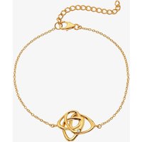 Hot Diamonds X Golden Edit Endless Gold Plated Diamond Interlocked Bracelet DL708
