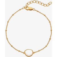 Hot Diamonds X Golden Edit Calm Gold Plated Mother Of Pearl Bracelet DL704