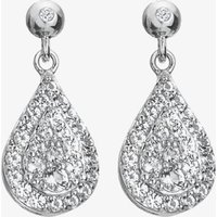 Hot Diamonds Glimmer Silver Topaz Diamond Dropper Earrings DE735