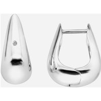 Hot Diamonds Soul Silver Huggie Hoop Diamond Earrings DE793