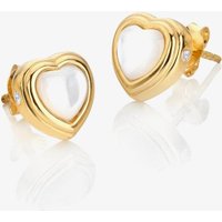 Hot Diamonds X Jac Jossa Heart Mother Of Pearl Stud Earrings DE790