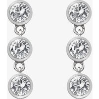 Hot Diamonds Tender White Topaz Triple Drop Earrings DE585