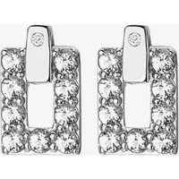 Hot Diamonds Echo White Topaz Diamond Rectangle Stud Earrings DE717
