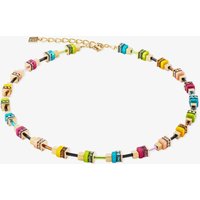 Coeur De Lion Boho Sunset Gold Tone Multi Colour Multi Stone Necklace 4413/10-1516