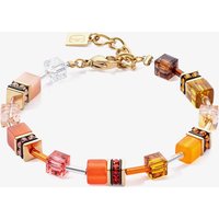 Coeur De Lion GeoCUBE Gold Plated Sunset Crystal Bead Bracelet 2838/30-0211