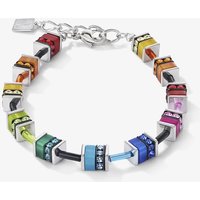 Coeur De Lion GeoCUBE Multicoloured Crystal Bracelet 4409/30-1500