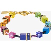 Coeur De Lion Ladies GeoCUBE Multicoloured Square Crystal Bracelet 2838/30-1516