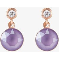 Coeur De Lion Pastel Lilac Swarovski Crystal Dropper Earrings 0078/21-0829