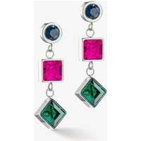 Coeur De Lion Multicolour Crystal Winter Earrings 4545/21-1541