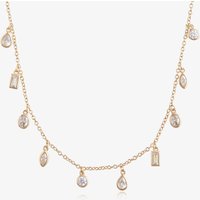 Olivia Burton Classic Crystal Gold-Tone Charm Necklace OBJCON100