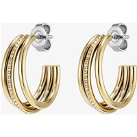Olivia Burton Ever Stacked Gold Plated Crystal Hoop Earrings 24100295