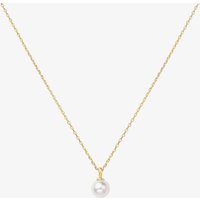 Ania Haie Miss Dainty 14ct Gold Plated Shell Pearl Pendant Necklace N065-01G