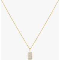 Ania Haie Sunny Sparkler 14ct Gold Plate Pave Pendant Necklace N064-01G