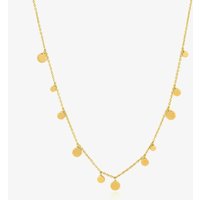 Ania Haie Geometry Class 14ct Gold Plated Multi Disc Necklace N005-01G