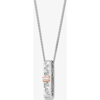 Clogau Cariad Sparkle White Topaz Drop Necklace 3SCCBP01