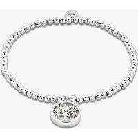 Clogau Tree Of Life 9ct Two Tone Mother Of Pearl Circle Affinity Bracelet 3SBB92R