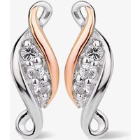 Clogau Past Present Future Silver Topaz Stud Earrings 3SPPFE