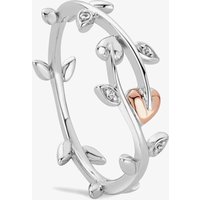 Clogau Tree of Life White Topaz Half Hoop Earrings 3STOL0235