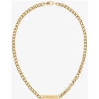Tommy Hilfiger Clash Gold Plated Logo Curb Chain Necklace 2790578