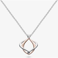 Kit Heath Sterling Silver and Rose Gold Plated Alicia Rose Petite Necklace 90018RRP