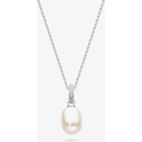 Kit Heath Silver Revival Classic Pearl Glitz Necklace 90429FPC