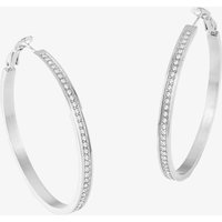 Guess Colour My Day Crystal 50mm Hoop Earrings JUBE02247JW RH