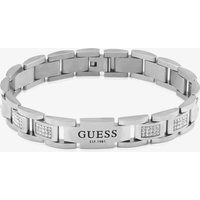 Guess Frontiers Silver-Tone Crystal Bracelet UMB01342ST