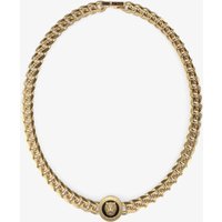 Guess Lion King Gold-Tone Chain Necklace UMN01313YGBK