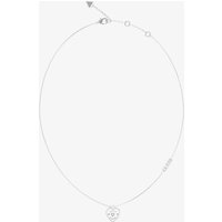 Guess Amore Silver Rhodium 18 Inch Crystal Heart Necklace UBN05056RH