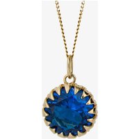 Fiorelli Gold Plated Blue Nano Chakra Necklace P5265