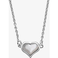 Little Star Girls Talitha Mother Of Pearl Heart Pendant Necklace LSN0563
