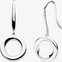 Kit Heath Bevel Cirque Drop Earrings 6172RP – Elegant Styling | Acotis - Sterling Silver / Rhodium Plated