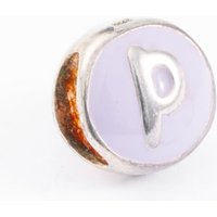 Kit Heath Kids Sterling Silver Lilac Initial P Bead Charm 7950MEP Kit Heath Kids Sterling Silver Lilac Initial P Bead Charm 7950MEP