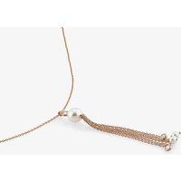 Nomination Bella Rose Gold Pearl Tassel Necklace 142661/011