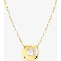 Nomination Domina Gold Plated Square Necklace 240402/036