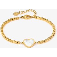 Nomination Emosfere Gold Tone Mother Of Pearl Ball Bead Bracelet 134211/036