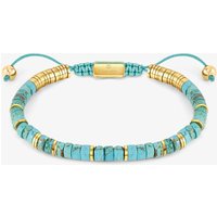 Nomination InstinctStyle Gold Finish Stainless Steel Turquoise Bracelet 027925/033