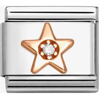 The Jewel Hut Enjoy 22% Discount on Nomination Classic Rose Gold White Star Charm 43030537
