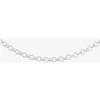9ct White Gold 18 Inch Belcher Chain SRBP-170-9W-18