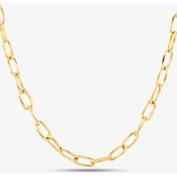 9ct Yellow Gold 20 Inch Diamond Cut Oval Belcher Necklace 1.19.0505