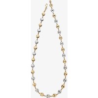 9ct Two Colour Gold Multi Disc Necklace GN330