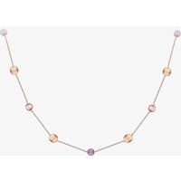 9ct Rose Gold Amethyst and Rose Quartz Necklace CN554-17