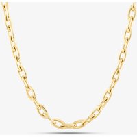 9ct Yellow Gold Oval Link Necklace CA001-18