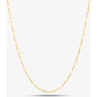 9ct Yellow Gold Paper Chain Necklace 1.16.0204