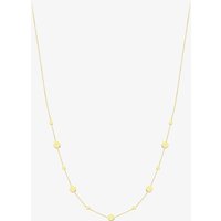 9ct Yellow Gold Multi Circle Disc Necklace 111125127465